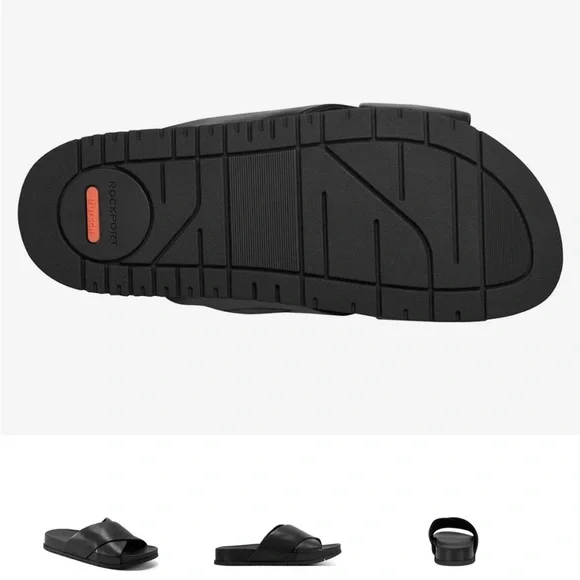 Rockport Women's Black Slide Sandals - Picture 3 of 9